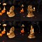 Brass Peacock Diya Annam Deepak Idol Oil Lamp Deepam with Base for Home Temple Mandir Office Diwali Decoration Kathu Vilakku Puja Diya - Deepawali Housewarming Return Gift